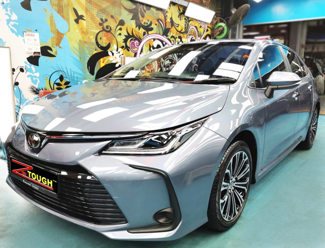 Toyota Corolla Altis Elegance, sealed with ZeTough Titanium at Revol Carz.