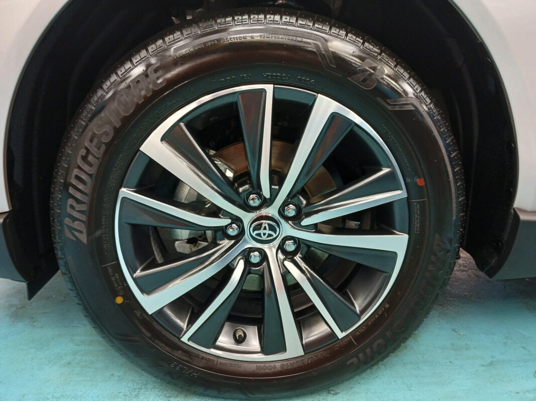 The Toyota Harrier, finished and ready for collection.