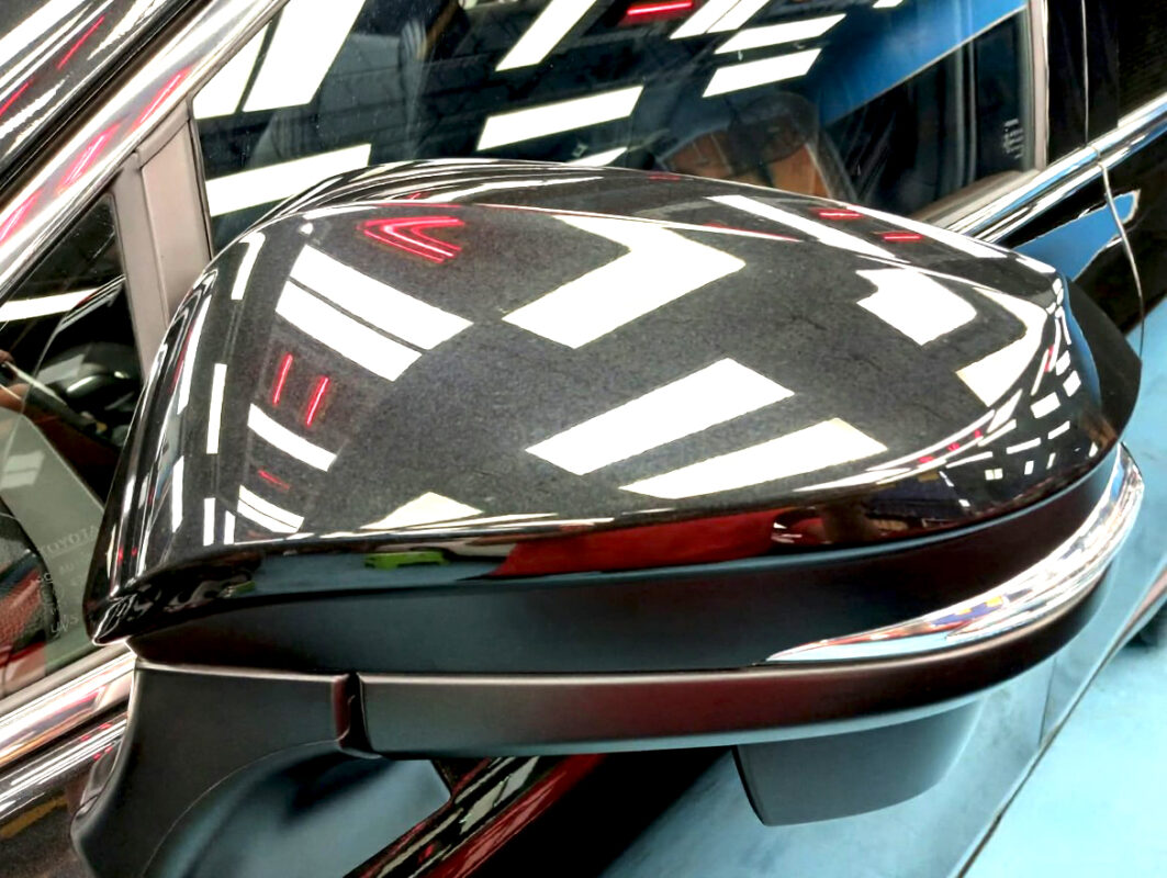 Detailed exterior of the Toyota Harrier.