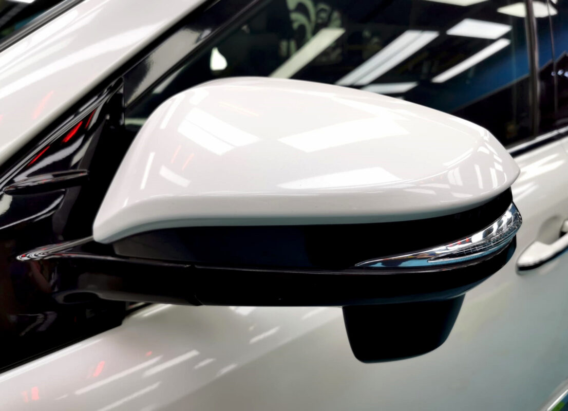 Detailed exterior of the Toyota Harrier.