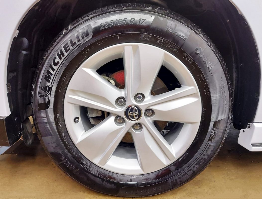The Toyota Harrier Elegance, finished and ready for collection.