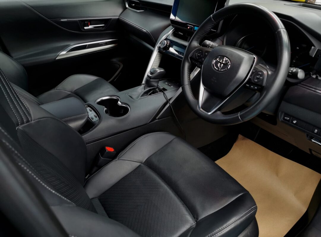 The Toyota Harrier's protected, high-gloss finish.
