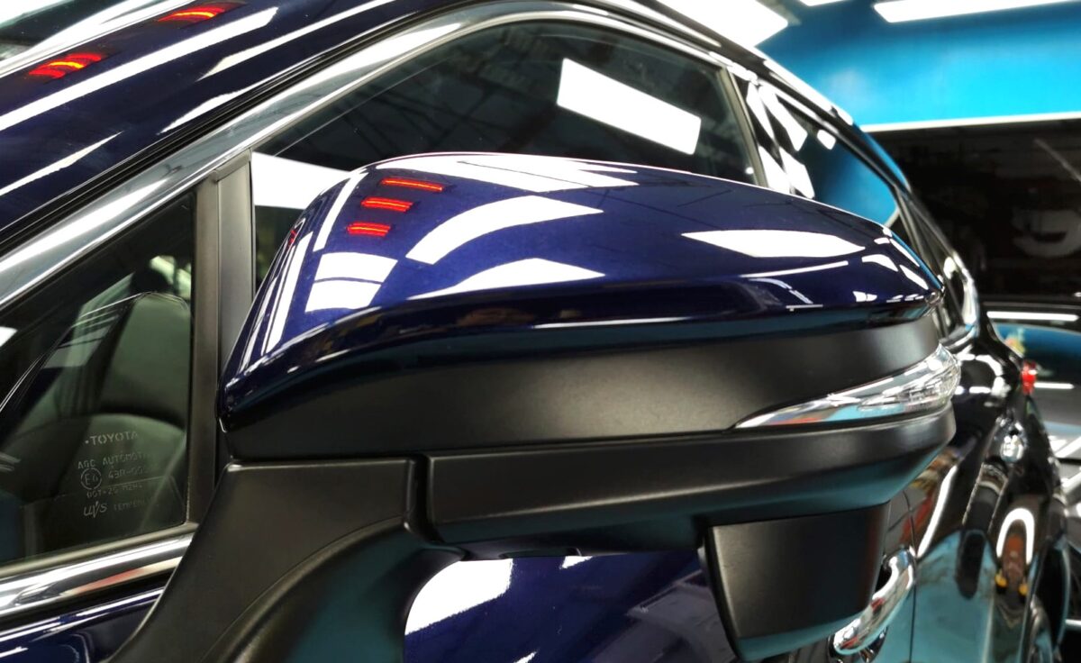 Detailed exterior of the Toyota Harrier.