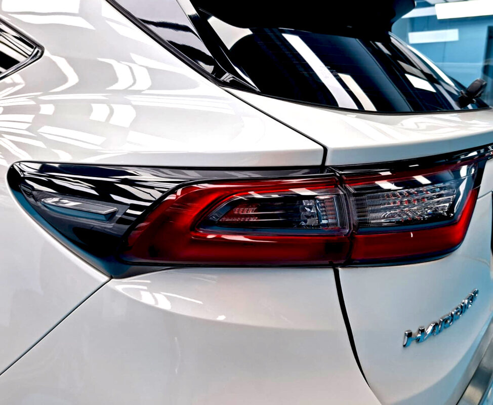 The Toyota Harrier after its ZeTough coating.