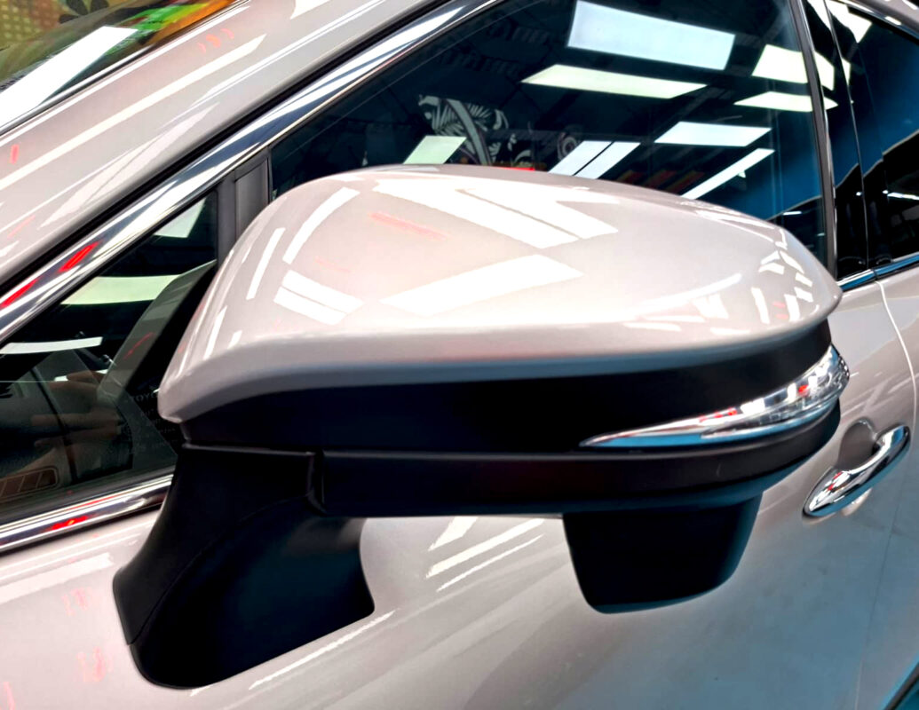 Detailed exterior of the Toyota Harrier.