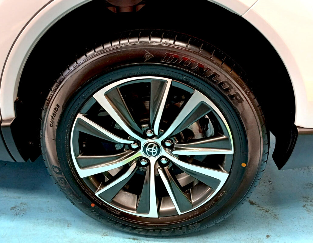 The Toyota Harrier, finished and ready for collection.