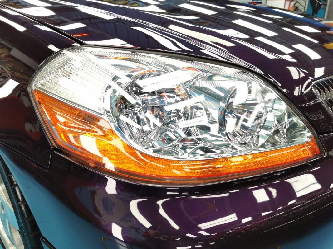 The Mark II's coated paintwork showing clean reflections.
