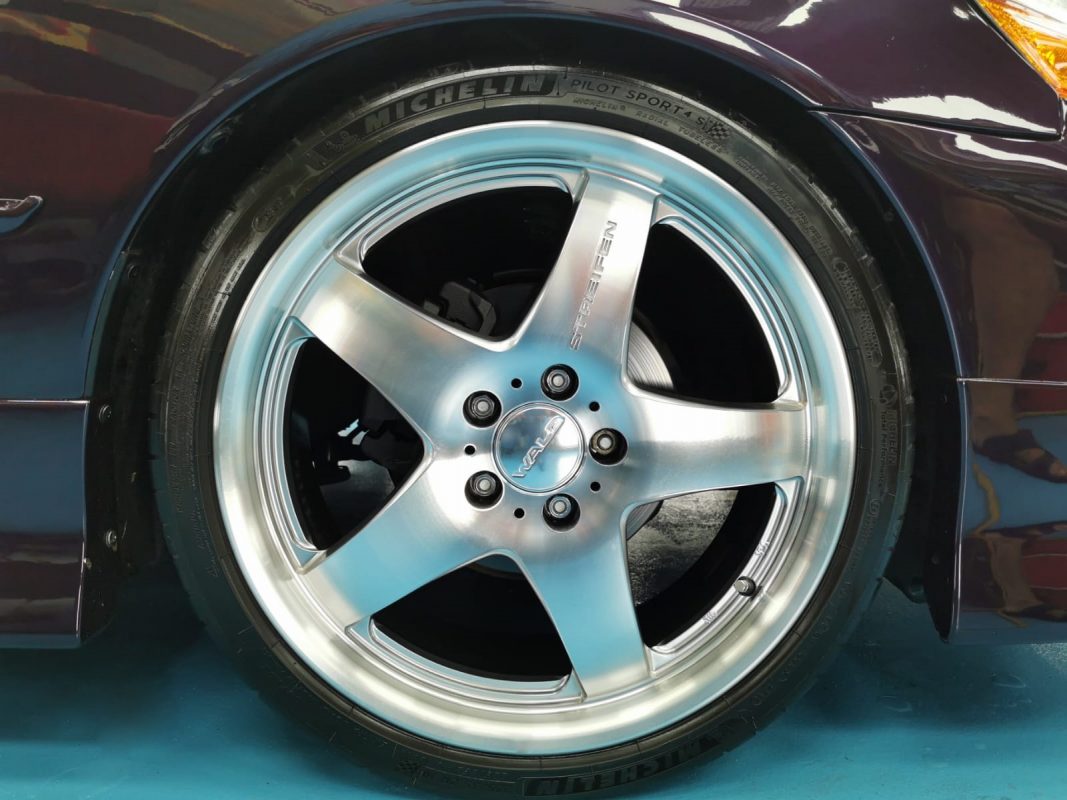 The Toyota Mark II, finished and ready for collection.