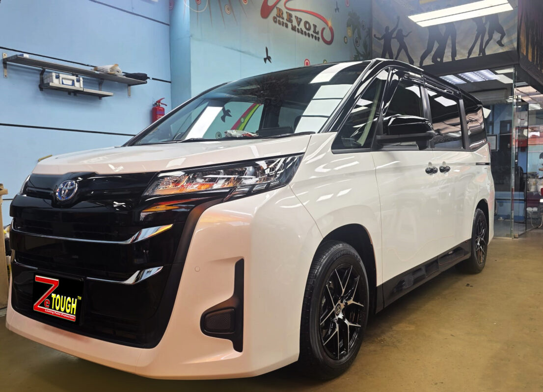 Toyota Noah, sealed with ZeTough Titanium at Revol Carz.