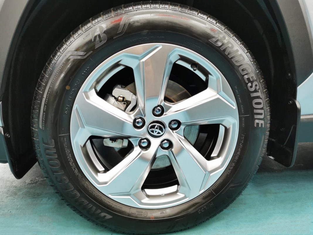 The Toyota RAV4, finished and ready for collection.