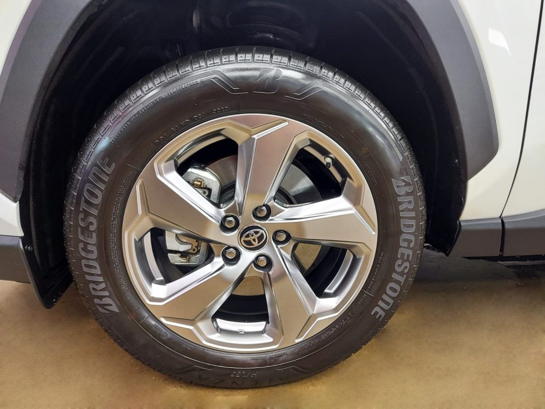 The Toyota RAV4, finished and ready for collection.