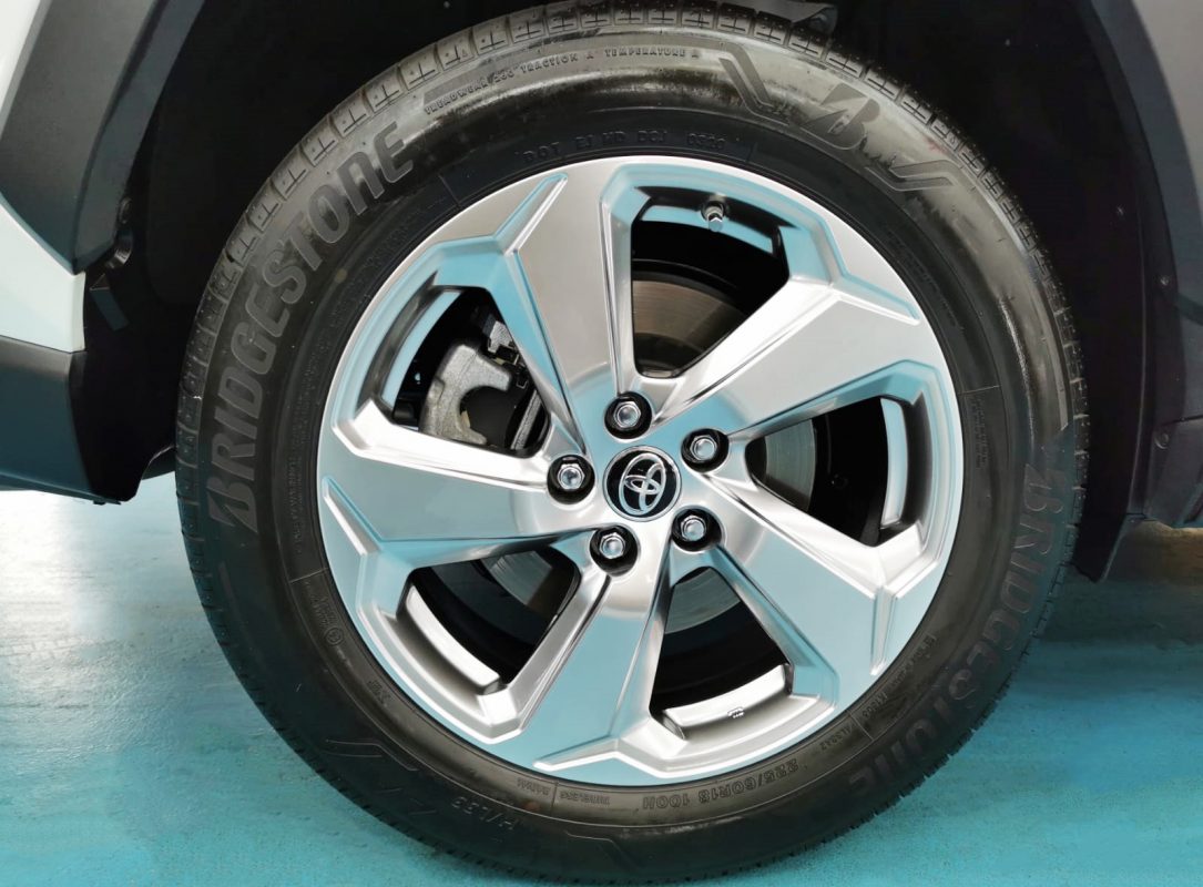 The Toyota RAV4, finished and ready for collection.