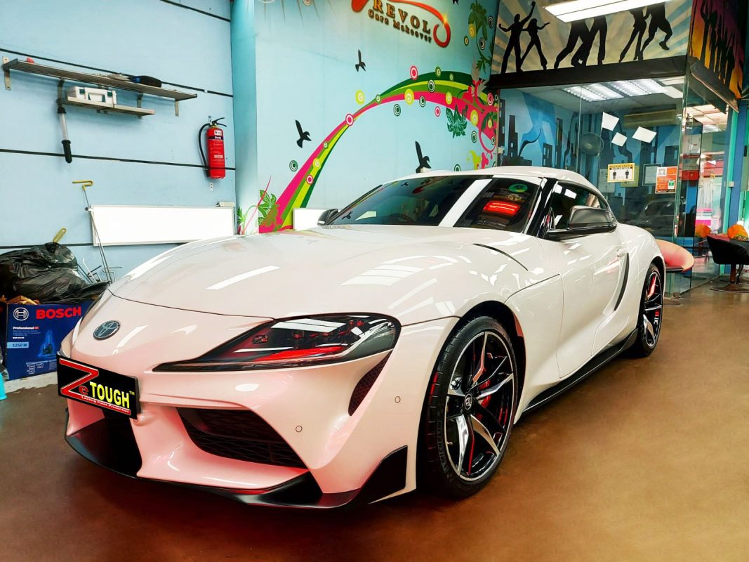 Toyota Supra RZ, sealed with ZeTough Ceramic at Revol Carz.