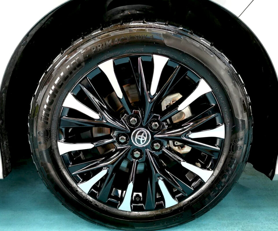 The Toyota Vellfire, finished and ready for collection.