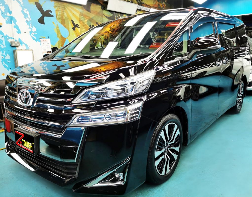 Toyota Vellfire, sealed with ZeTough Titanium at Revol Carz.