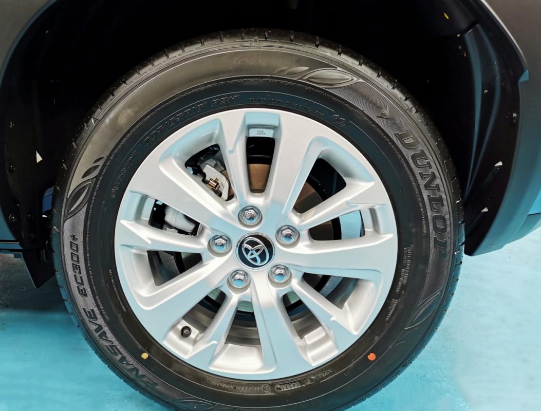 The Toyota Yaris Cross, finished and ready for collection.