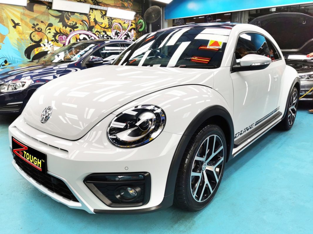Volkswagen Beetle Dune, sealed with ZeTough Ceramic at Revol Carz.