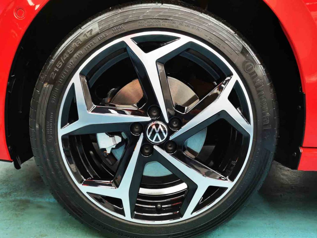 The Volkswagen Polo, finished and ready for collection.