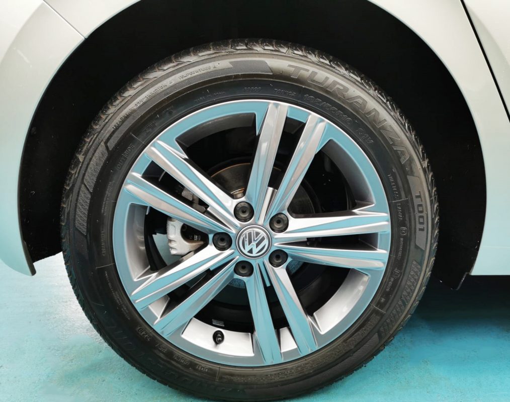 The Volkswagen Polo, finished and ready for collection.