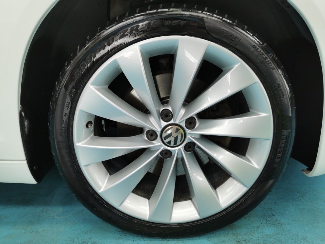 After: the Scirocco fully resprayed and detailed, finished with ZeTough Ceramic.