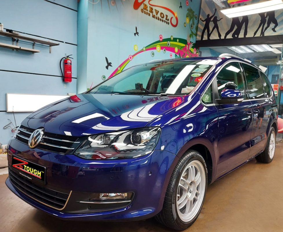 Volkswagen Sharan, sealed with ZeTough Titanium at Revol Carz.