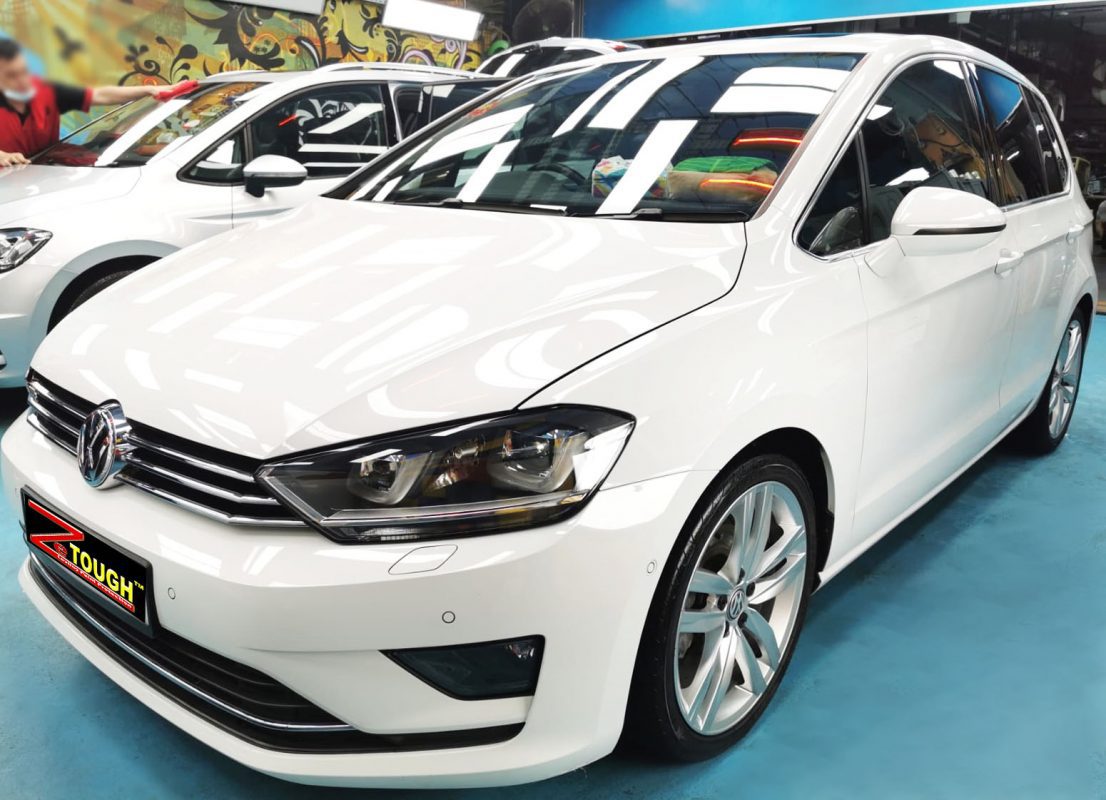 Volkswagen Sportsvan, sealed with ZeTough Ceramic at Revol Carz.