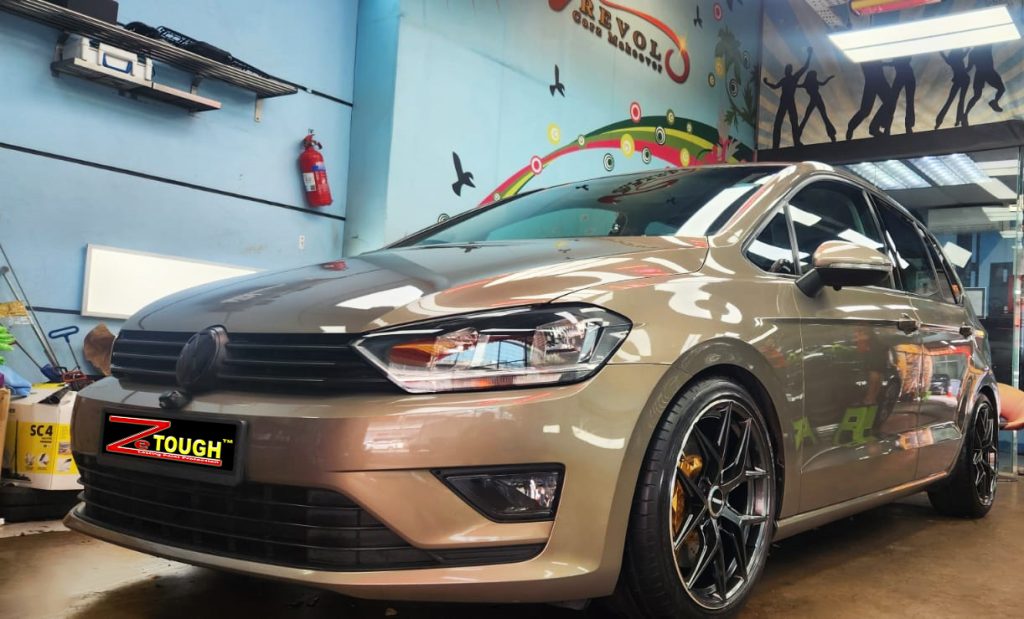 Volkswagen Sportsvan, sealed with ZeTough Titanium at Revol Carz.