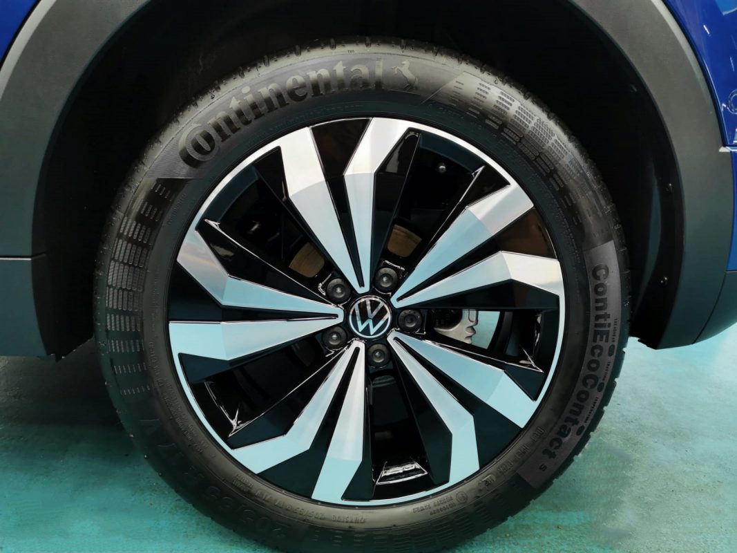 The Volkswagen T-Cross R-Line, finished and ready for collection.