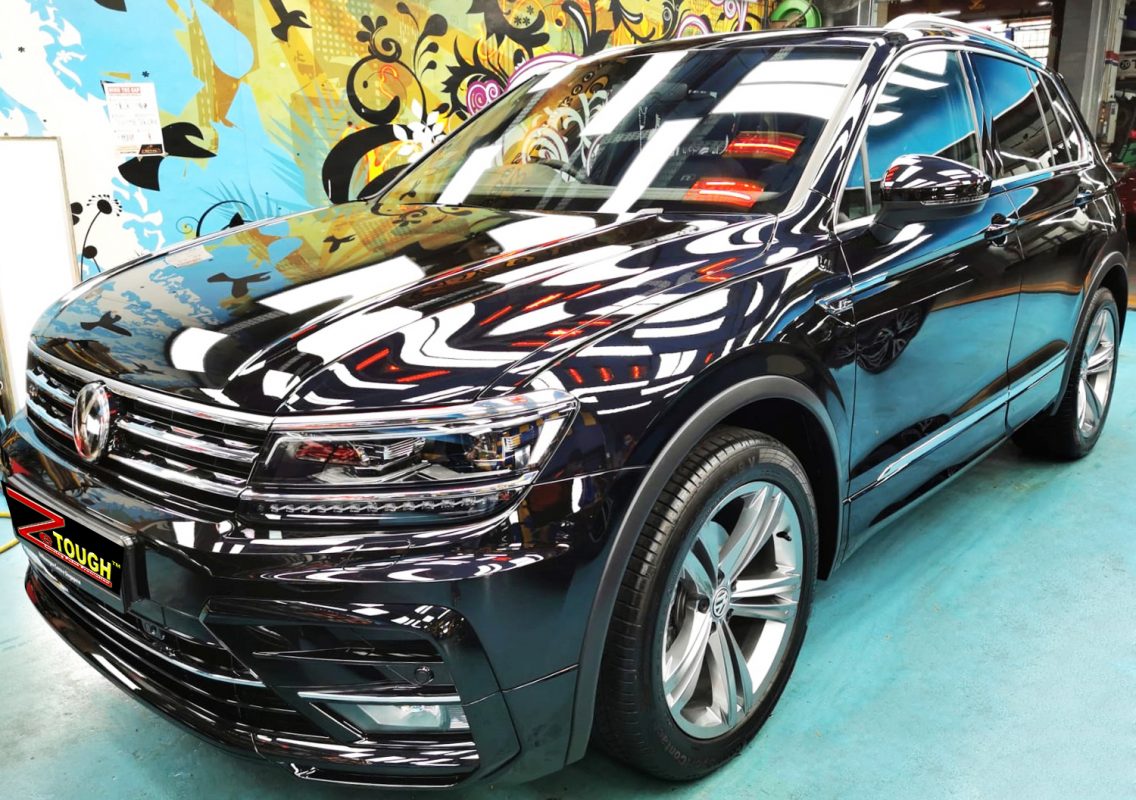 Volkswagen Tiguan, sealed with ZeTough Titanium at Revol Carz.