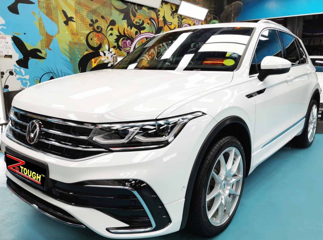 Volkswagen Tiguan, sealed with ZeTough Ceramic at Revol Carz.