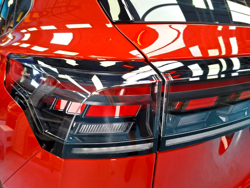 The finished Volkswagen Tiguan, glossy and protected.