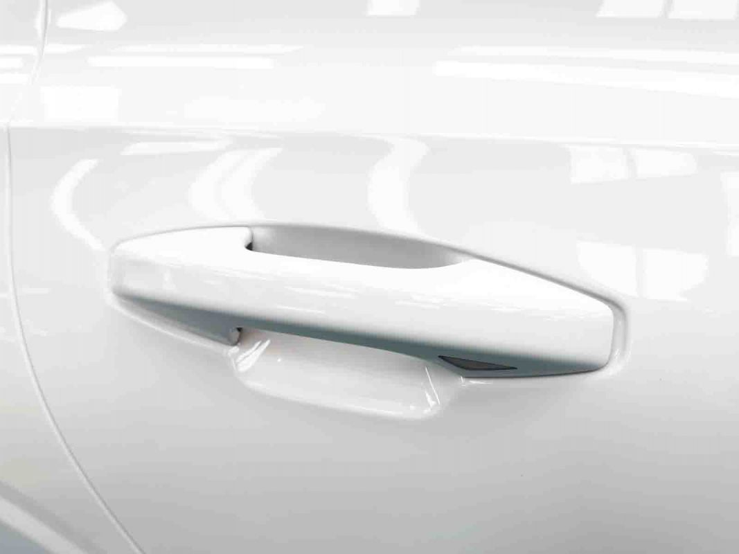 Front three-quarter view of the Volvo S60 after coating.