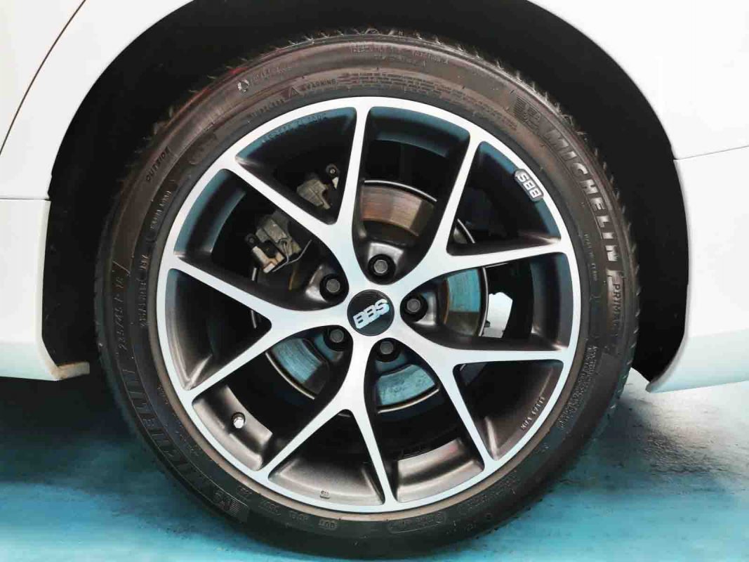 The Volvo S60, finished and ready for collection.