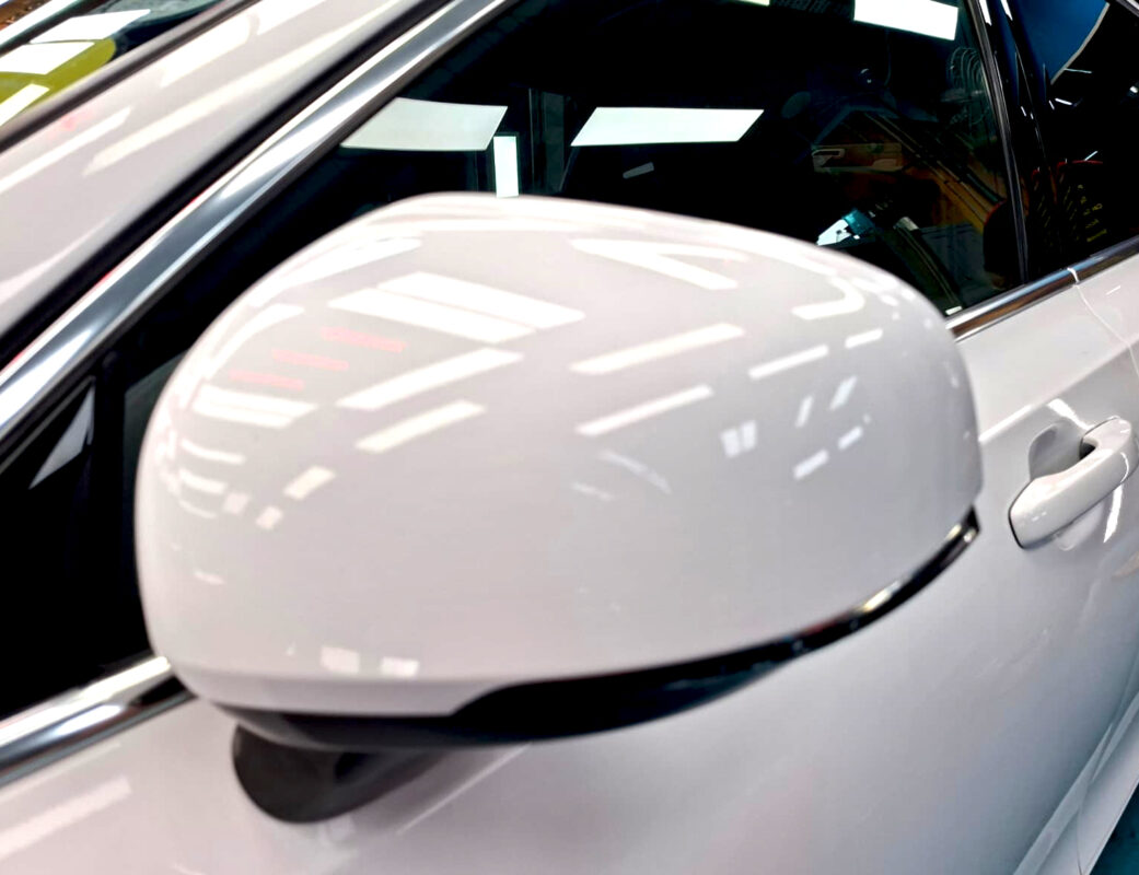 Detailed exterior of the Volvo S90.