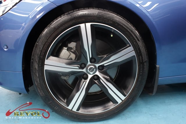 The Volvo V90, finished and ready for collection.