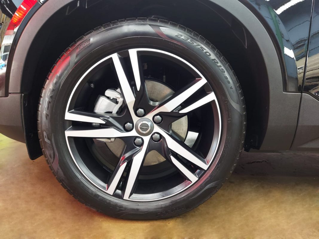 The Volvo XC40, finished and ready for collection.