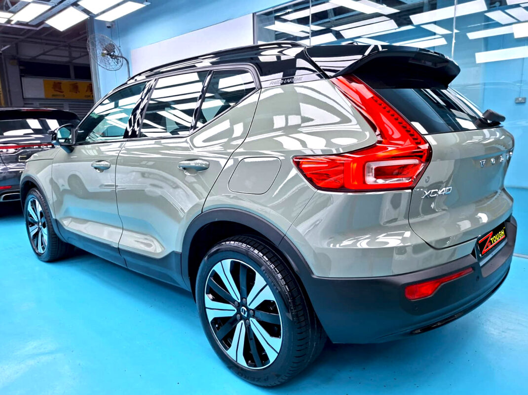 The Volvo XC40 after its ZeTough coating.