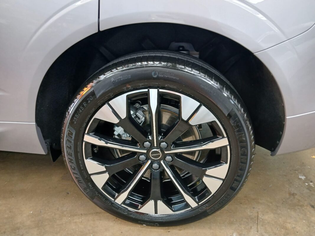 The Volvo XC60, finished and ready for collection.