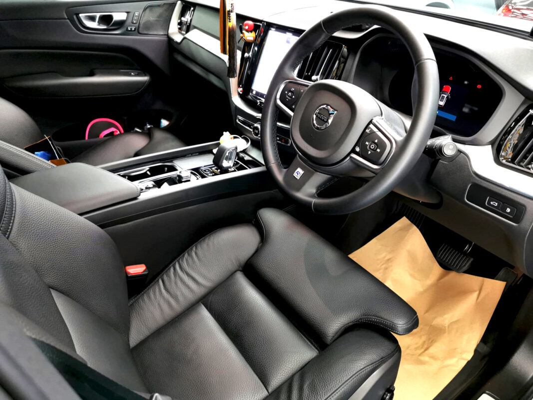 The Volvo XC60's protected, high-gloss finish.