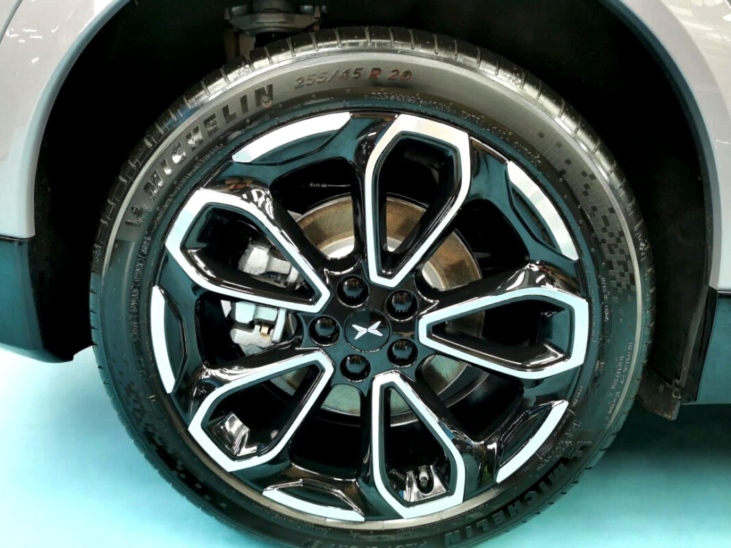 The XPeng G6, finished and ready for collection.