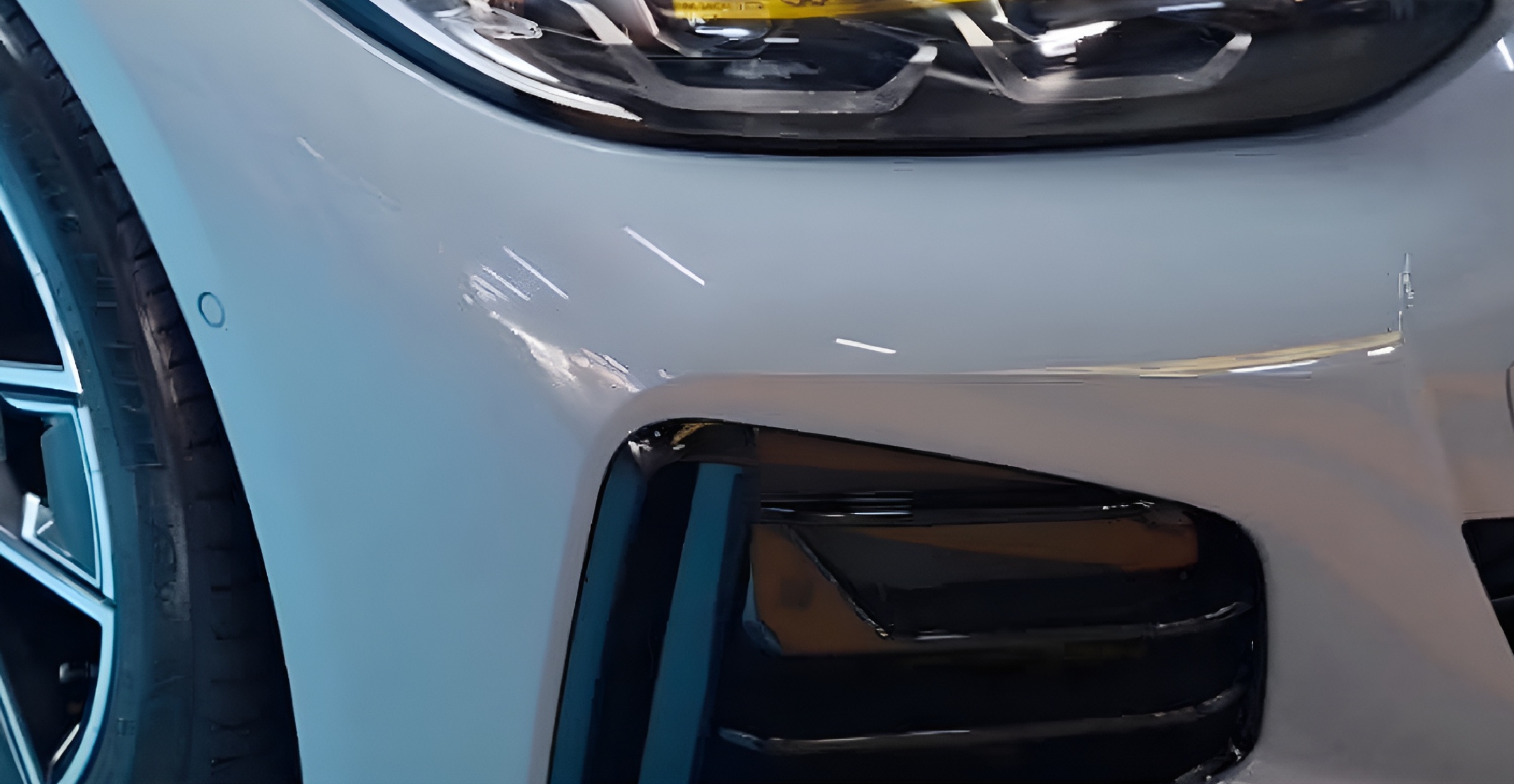 BMW panel after Revol Carz spray painting