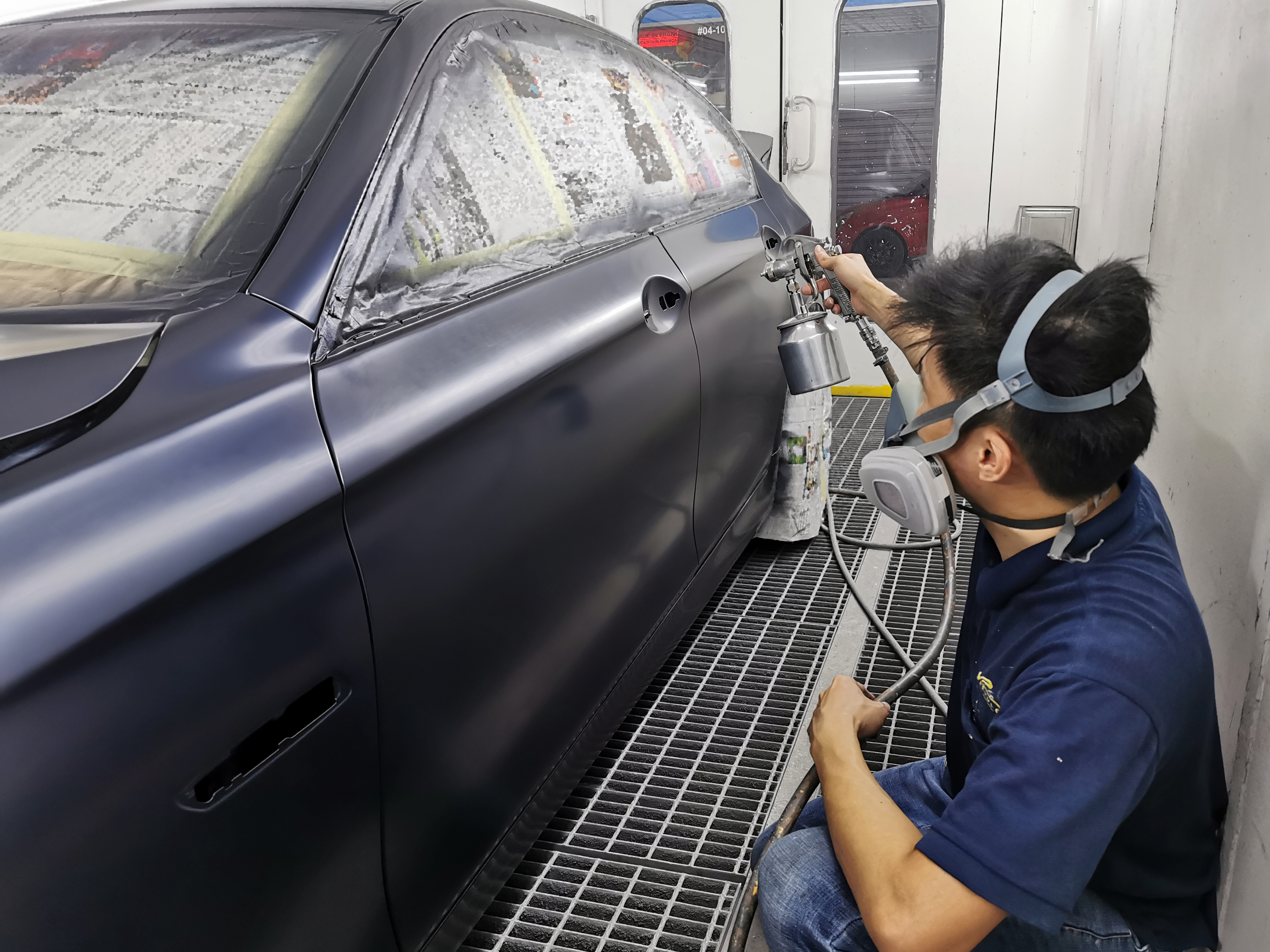 Consistent finishing process across every spray paint job