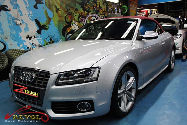 ZeTough Glass Protection Coated on Audi S5 Cabriolet