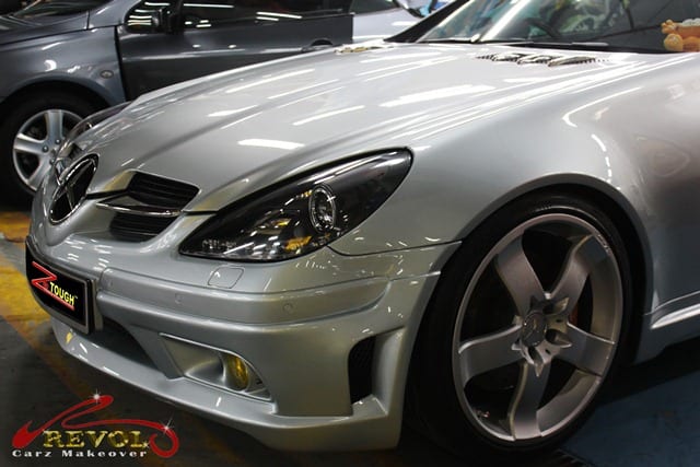 ZeTough Glass Coating Applied on Mercedes SLK350