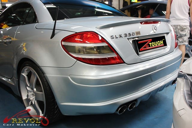 ZeTough Glass Coating Applied on Mercedes SLK350