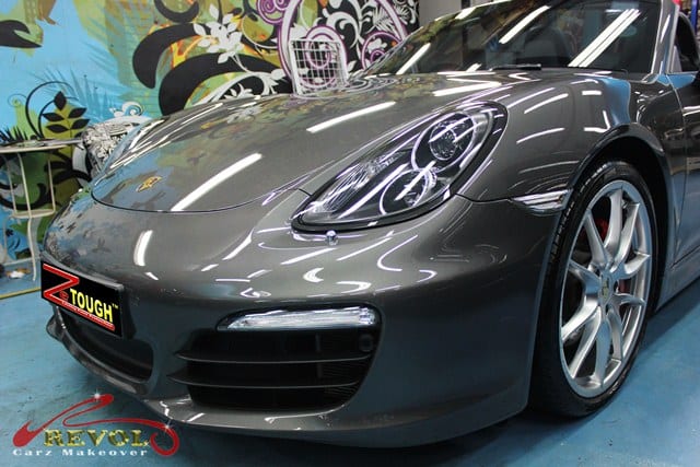 2013 Porsche Boxster S with ZeTough Glass Coating