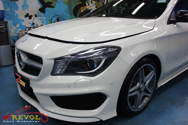 Mercedes Benz CLA200 with ZeTough Glass Coating Paint Protection