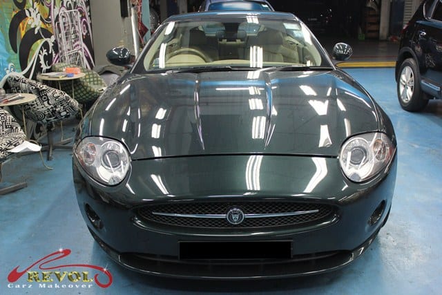 Full Car Spray Paint of Jaguar XK with Ceramic Coating 