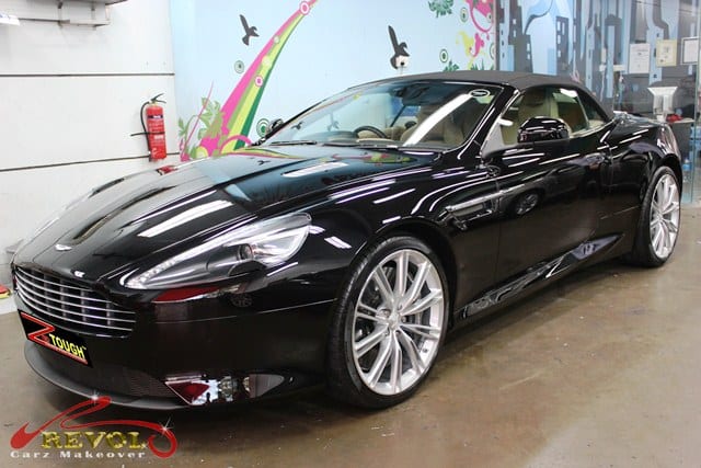 Powerful Aston Martin DB9 Volante in ZeTough Ceramic Coating