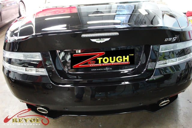 Powerful Aston Martin DB9 Volante in ZeTough Ceramic Coating